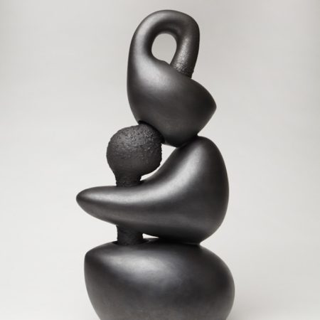 Christine McHorse, Free Radical, 2012, Micaceous ceramic. Barbara and Eric Dobkin Collection.