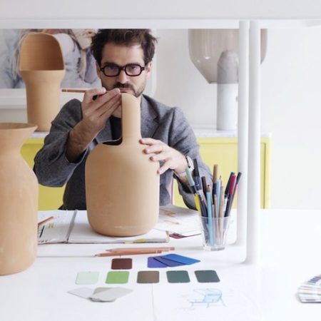 Artist-designer Jaime Hayon wanted his vases for the Gardenias collection to be "more fantastical" than traditional terracotta.