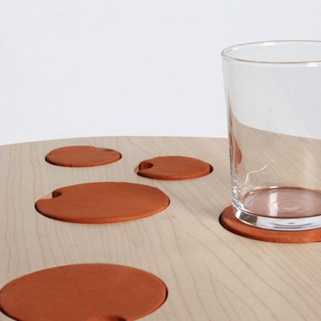 Dutch designer Jemma Postma’s Spotless side table