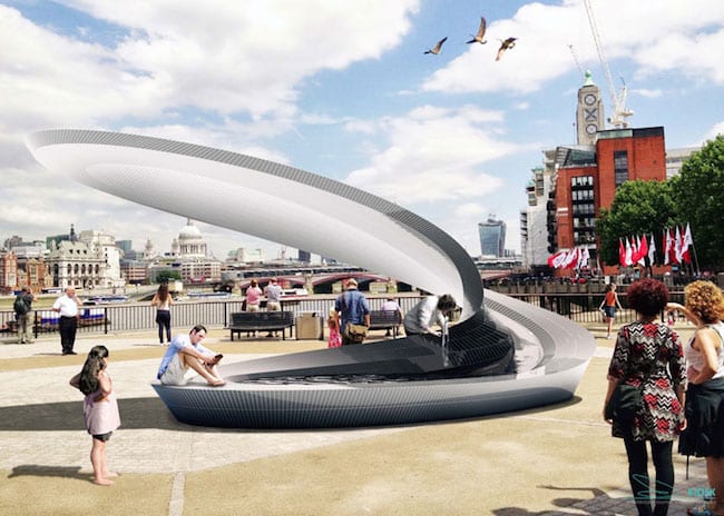 Design | Zaha Hadid Architects Among Six Entries for Ceramic Drinking Fountains in London
