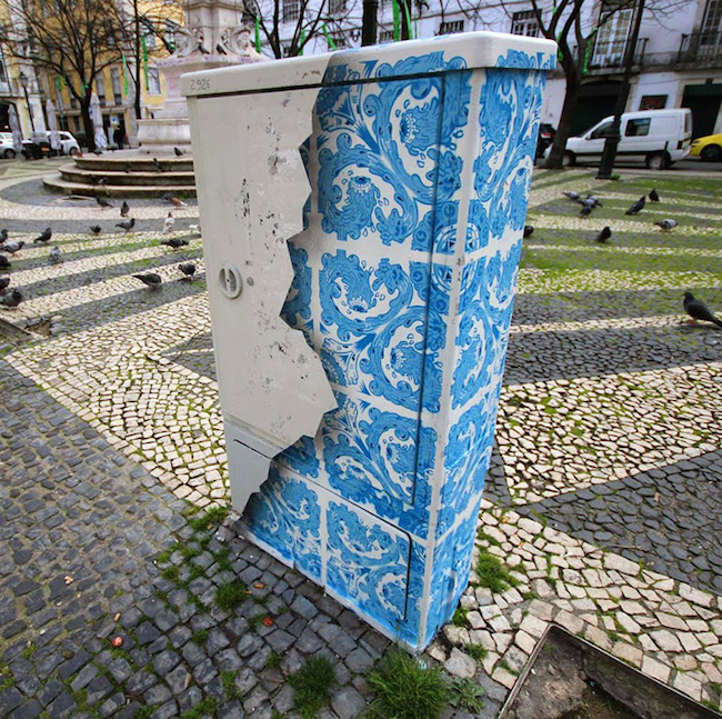 Public Art | An Illusory Electrical Box by Add Fuel