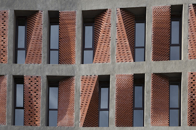 Architecture + Brick | Kahrizak Residential building by Caat Architecture Studio