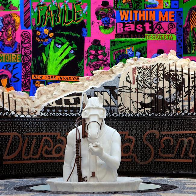 Exhibition | FAILE Ascends from a Ruined Church Into Gamer Nirvana
