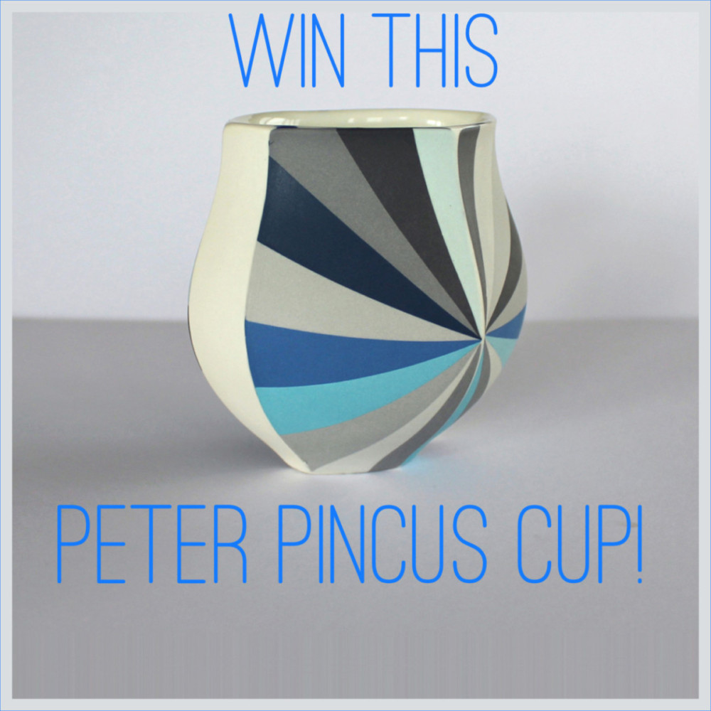 WIN this Beautiful Cup By Peter Pincus. Enter TODAY!