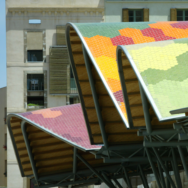 Architecture | 325,000 Tiles Ride the Santa Caterina market Canopy