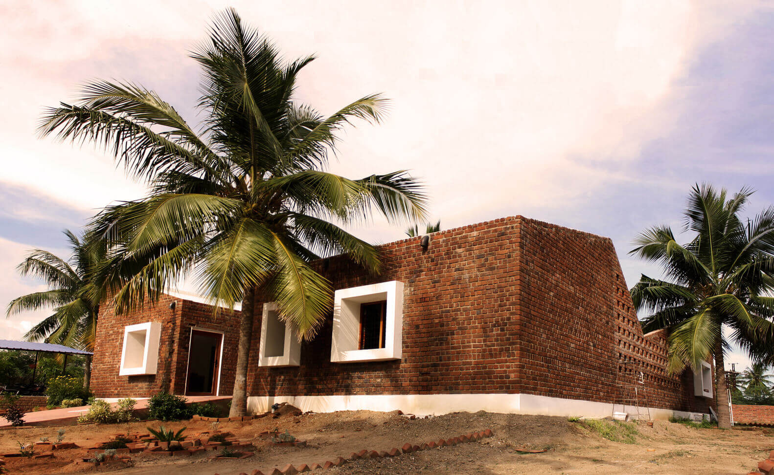 Made in Earth's Brick Foster Home in India
