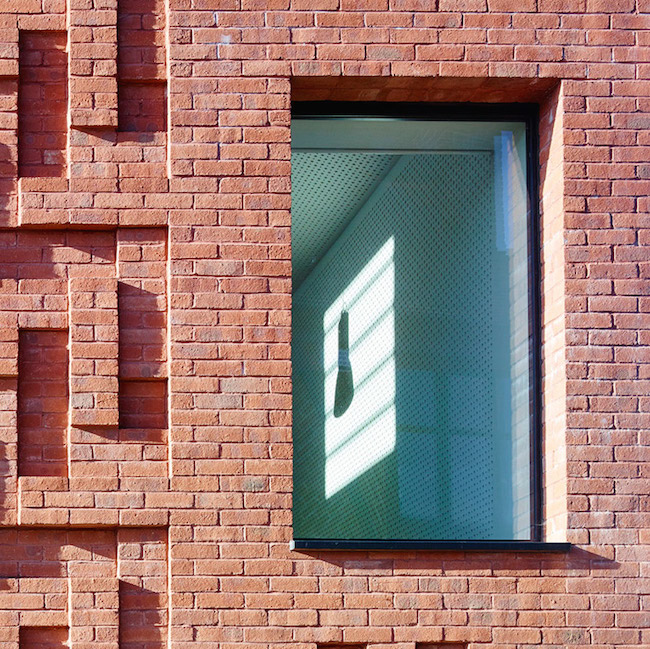 Architecture + Brick | AOC Engages with Herringbone by Day, Lanterns by Night