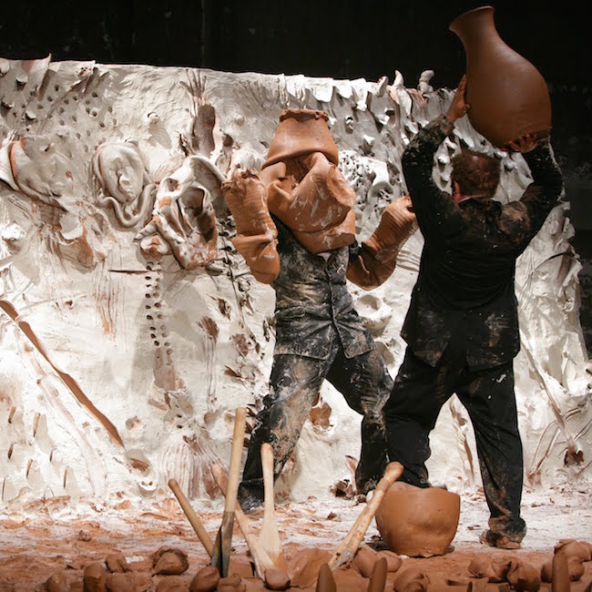 Performance | “Paso Doble:” Miquel Barceló, Josef Nadj, Suits, and a Wall of Clay