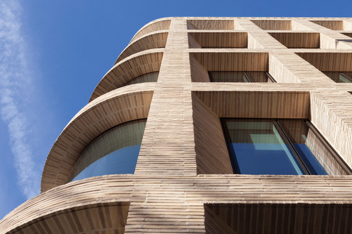 London Building Uses Brick as Cladding Rather than Structure