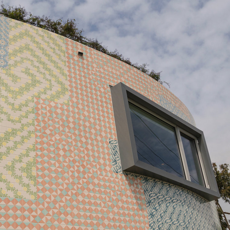 Architecture | FAILE’s Custom California-inspired Tile Patchwork Facade