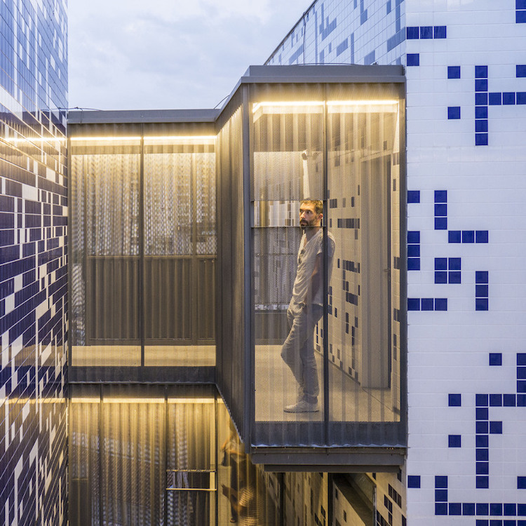 Architecture | Arapiraca – Triptyque’s Blue + White Ceramic PAC MAN Maze