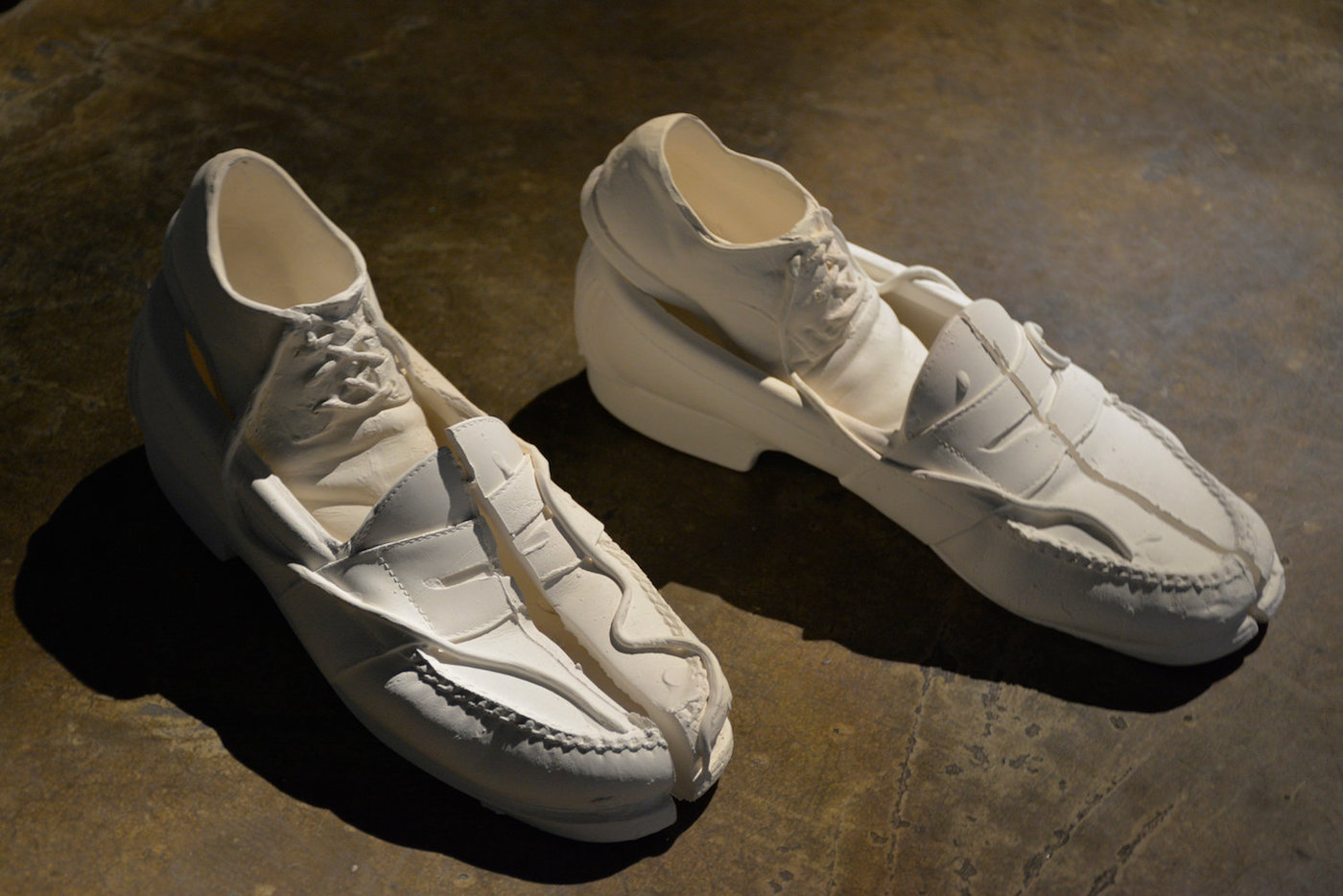 Ron Baron's Ghostly Ceramic Shoes in Beyond-Beyond