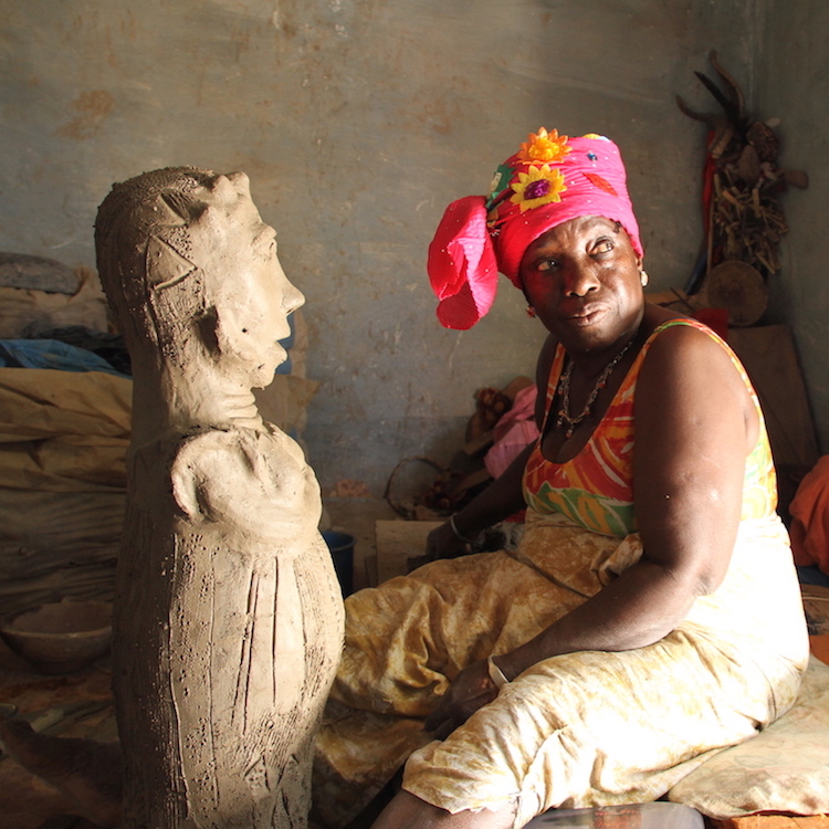 From the Vault | Seyni Awa Camara’s Figurative Representations of Timeless Stories + Heritage